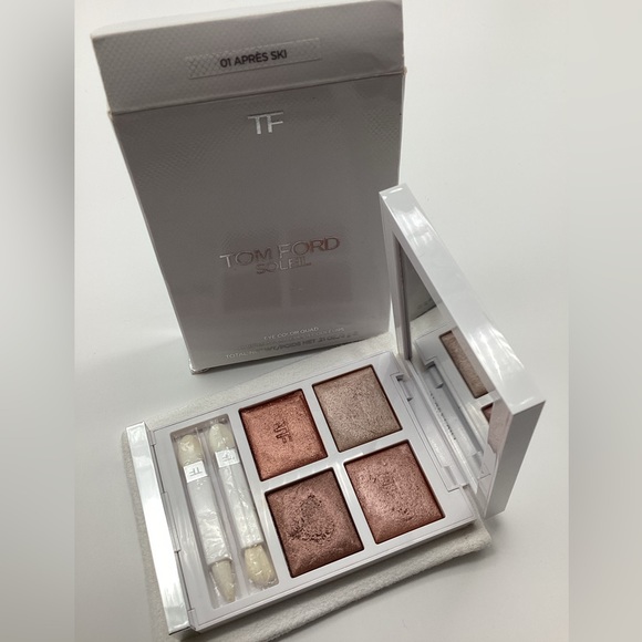 Tom Ford Soleil Neige Eye Color Quad in 01 Après Ski - Swatched Limited Edition - Picture 9 of 16